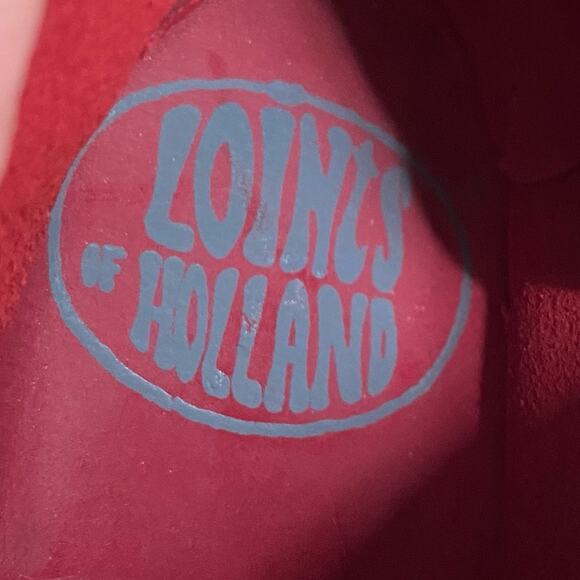 NWOT LOINTS Holland $130 Turbo Twisk Red Sustainable Comfort Shoe 36 5.5-6 - Picture 4 of 13